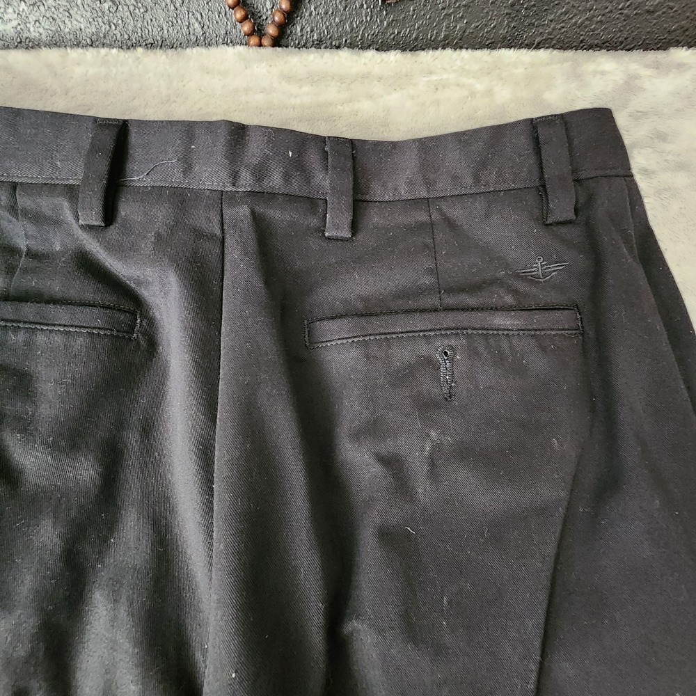 Dockers Classic Fit‎ Men's Trousers Black 32×34 - Picture 11 of 15